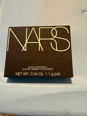 NARS Quad Eyeshadow Compact — Black and Gold Lettering